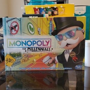 NWT Monopoly for Millenials Edition Board Game